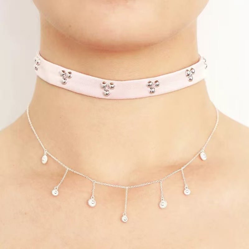 S925 Sterling Silver Floral Fringe Necklace - floysun