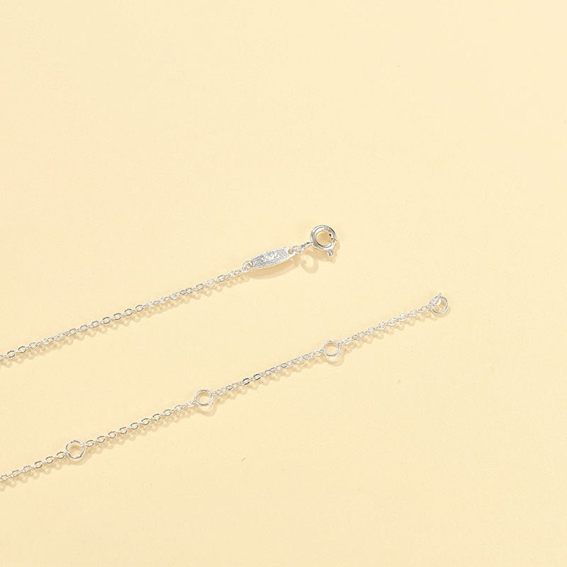 S925 Sterling Silver Floral Fringe Necklace - floysun