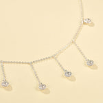 S925 Sterling Silver Floral Fringe Necklace - floysun