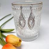 S925 Sterling Silver Geometric Drop Earrings - floysun