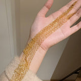 S925 Sterling Silver Handmade Lace Scarf Necklace - floysun