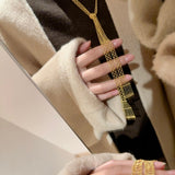 S925 Sterling Silver Handmade Lace Scarf Necklace - floysun