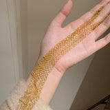 S925 Sterling Silver Handmade Lace Scarf Necklace - floysun