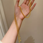 S925 Sterling Silver Handmade Lace Scarf Necklace - floysun