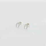 S925 Sterling Silver Lucky Horseshoe Stud Earrings - floysun