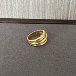 Sculpted Flow 925 Sterling Silver Statement Ring - Silver - floysun