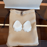 Sculpted White Petal Statement Stud Earrings - floysun