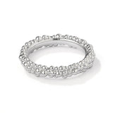 Sculptural Caviar Beaded Band Ring - floysun