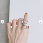 Sculptural Caviar Beaded Band Ring - floysun