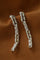Sculptural Interlocking Link Drop Earrings - floysun