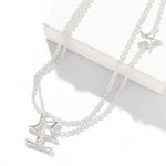 Sculptural Multi-Star Y-Drop Long Necklace - floysun
