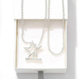 Sculptural Multi-Star Y-Drop Long Necklace - floysun