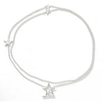 Sculptural Multi-Star Y-Drop Long Necklace - floysun