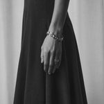 Sculptural Oval Dome Link Bracelet - floysun