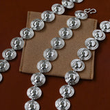 Sculptural Oval Dome Link Bracelet - floysun