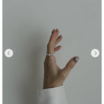 Sculptural Pyramid Stud Band Ring - floysun