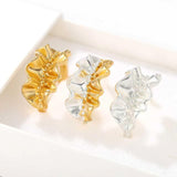 Sculptural Ruffle Adjustable Open Ring - floysun