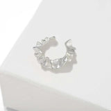 Sculptural Ruffle Ear Cuff Single - floysun