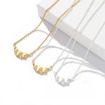 Sculptural Ruffle Pendant Necklace - floysun