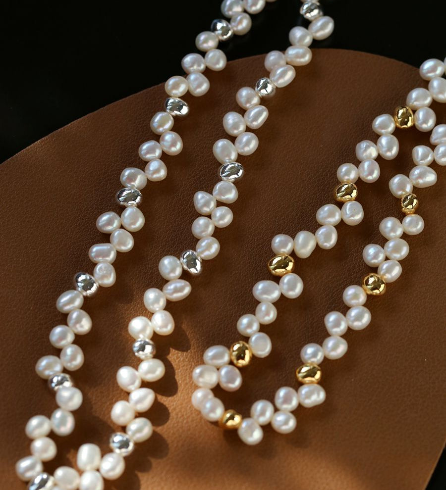 Serenade de Perles French Wheat Elegance Necklaces - floysun