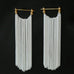 Shining Galaxy Waterfall Long Tassel Silver Earrings - floysun