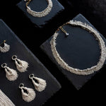 Shining Galaxy Waterfall Tassel Silver Bracelet - floysun