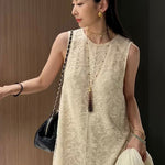 Sicilian Sunset Natural Gemstone Graduated Tassel Long Necklace - floysun