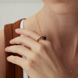 Simple Lapis Lazuli Ring - floysun