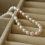 Simple Natural Pearl Choker Necklace - floysun