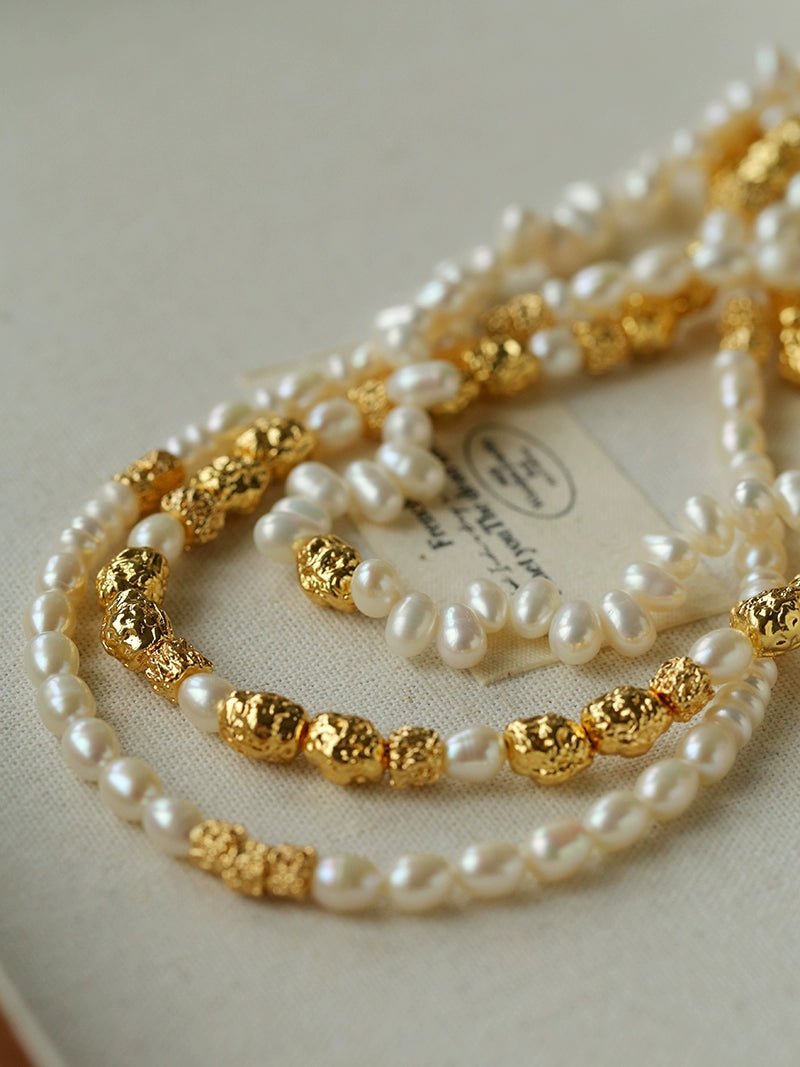 Single Lava Pearl Necklace - floysun