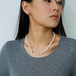Single Lava Pearl Necklace - floysun