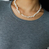 Single Lava Pearl Necklace - floysun