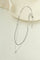 Sleek Herringbone Snake Chain Choker - Stainless Steel Pendant Necklace - floysun