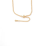 Smile Curve Necklace | Minimal Sterling Silver Necklace - floysun