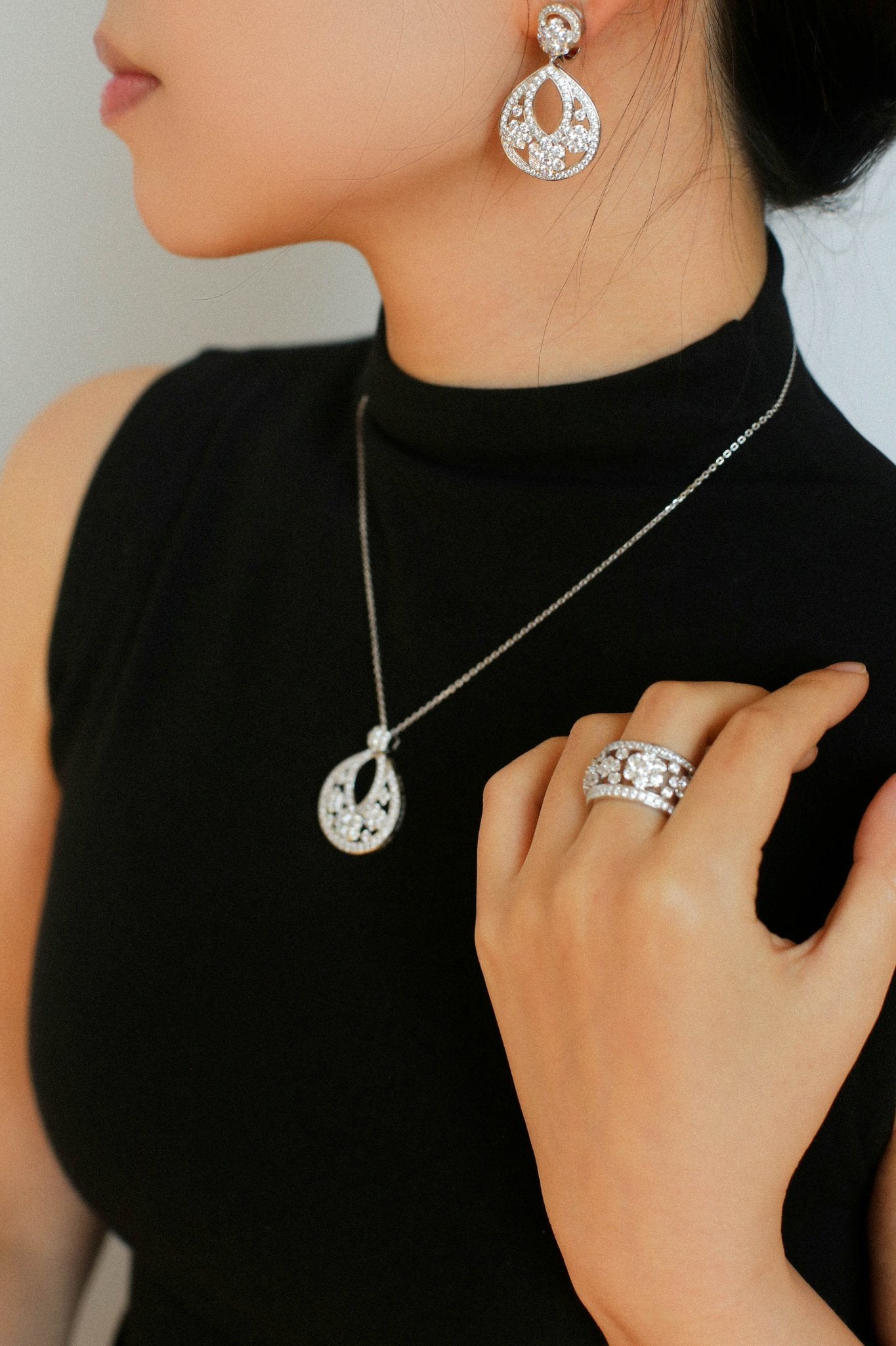Snowflake Drop Earrings - floysun