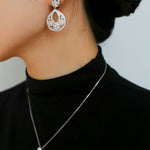 Snowflake Drop Earrings - floysun