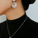 Snowflake Drop Earrings - floysun