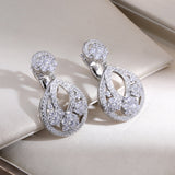 Snowflake Drop Earrings - floysun