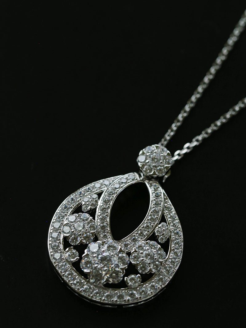 Snowflake Sterling Silver Necklace - floysun