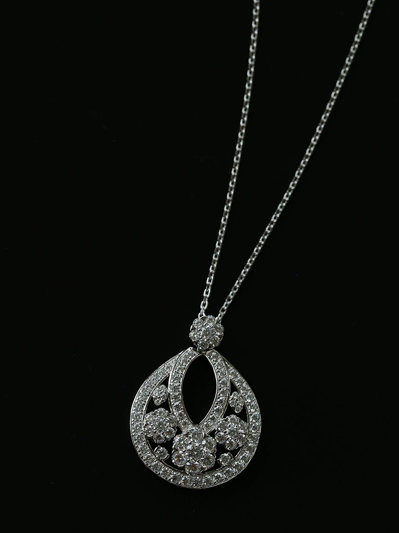 Snowflake Sterling Silver Necklace - floysun