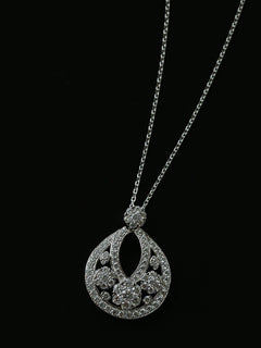Snowflake Sterling Silver Necklace - floysun