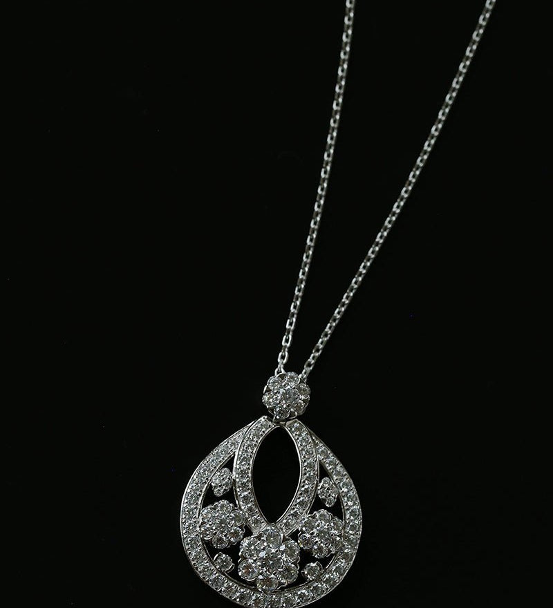 Snowflake Sterling Silver Necklace - floysun