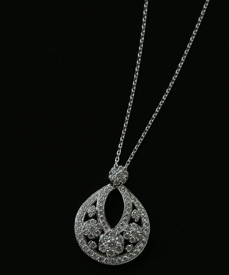 Snowflake Sterling Silver Necklace - floysun