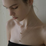 Solid 925 Sterling Silver Smooth Teardrop Pendant Necklace - floysun
