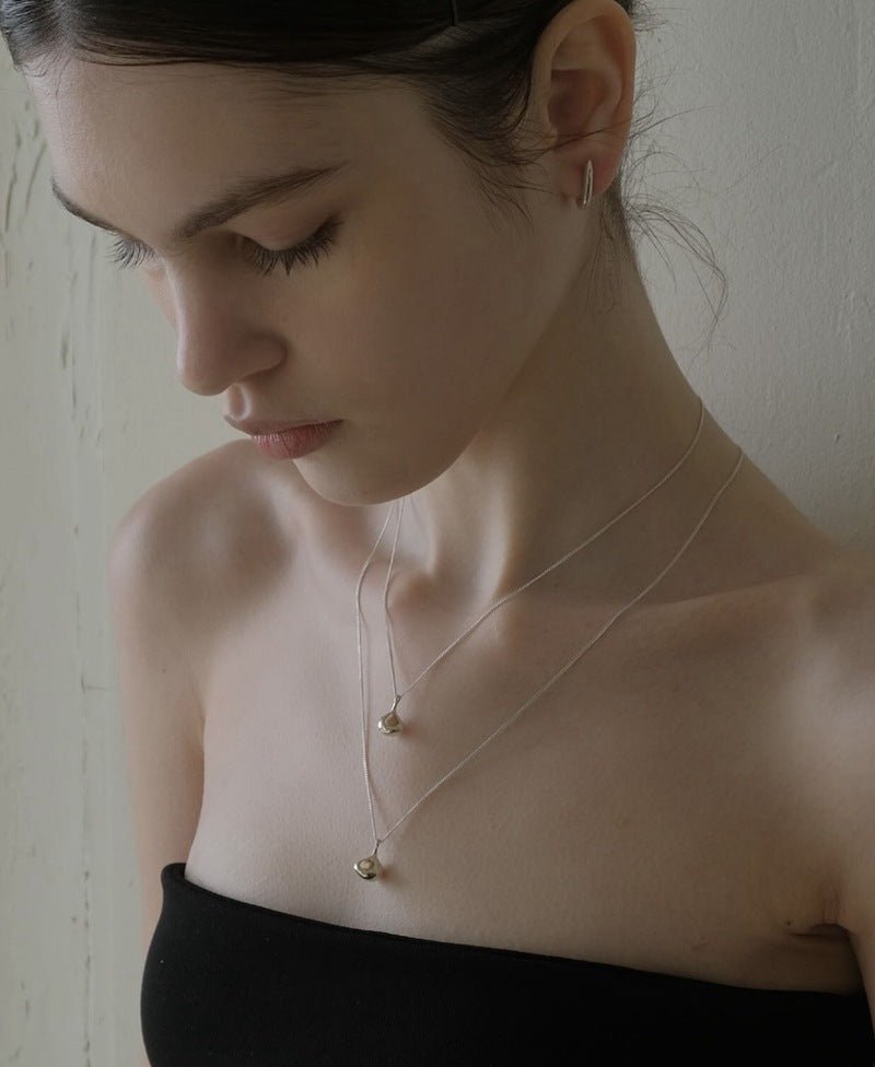 Solid 925 Sterling Silver Smooth Teardrop Pendant Necklace - floysun