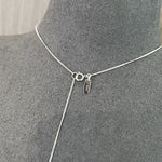 Solid 925 Sterling Silver Smooth Teardrop Pendant Necklace - floysun