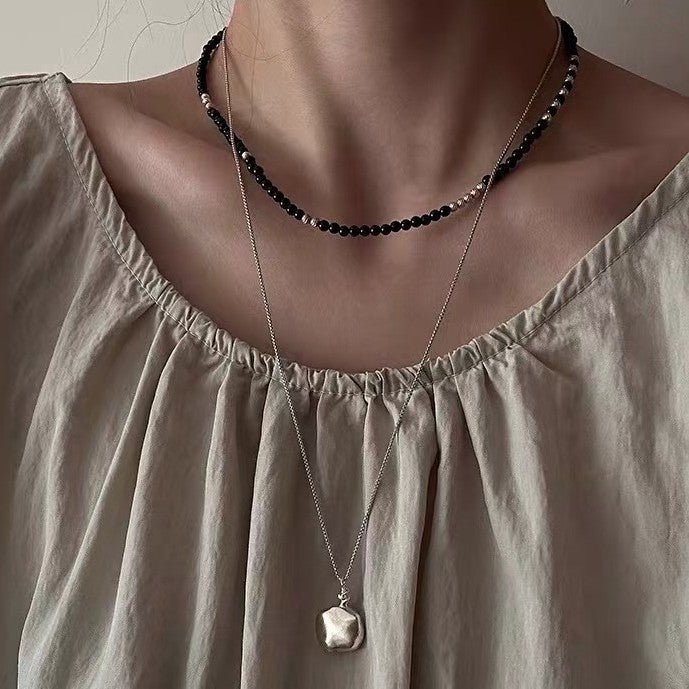 Solid Morandi Bottle Pendant Necklace - floysun