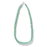 Solid Natural Green Aventurine Beaded Necklace - floysun