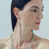 Solid Natural Green Aventurine Beaded Necklace - floysun