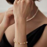 Spliced Irregular Pearl Bracelet - floysun